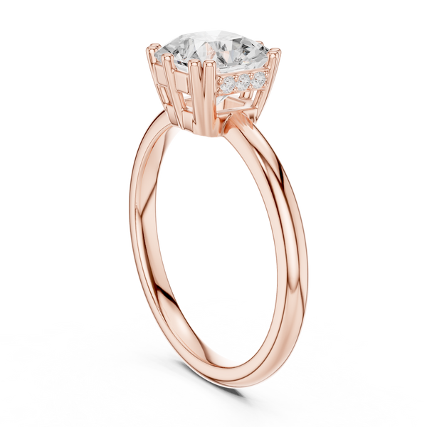 Ivory Elegance Lab Grown Diamond Ring