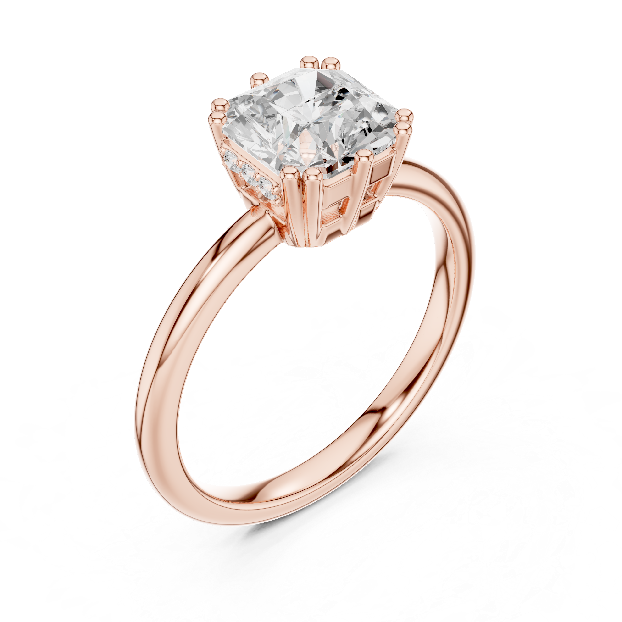 Ivory Elegance Lab Grown Diamond Ring