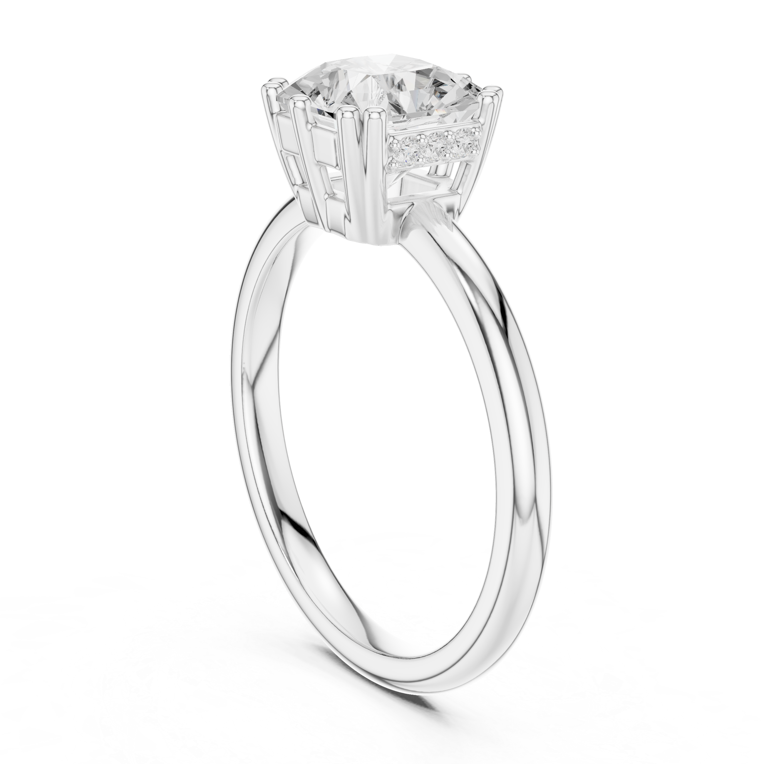 Ivory Elegance Lab Grown Diamond Ring