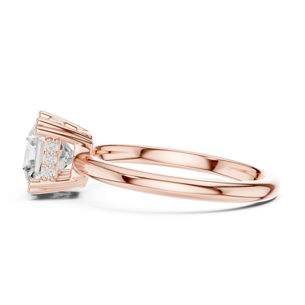 Ivory Elegance Lab Grown Diamond Ring