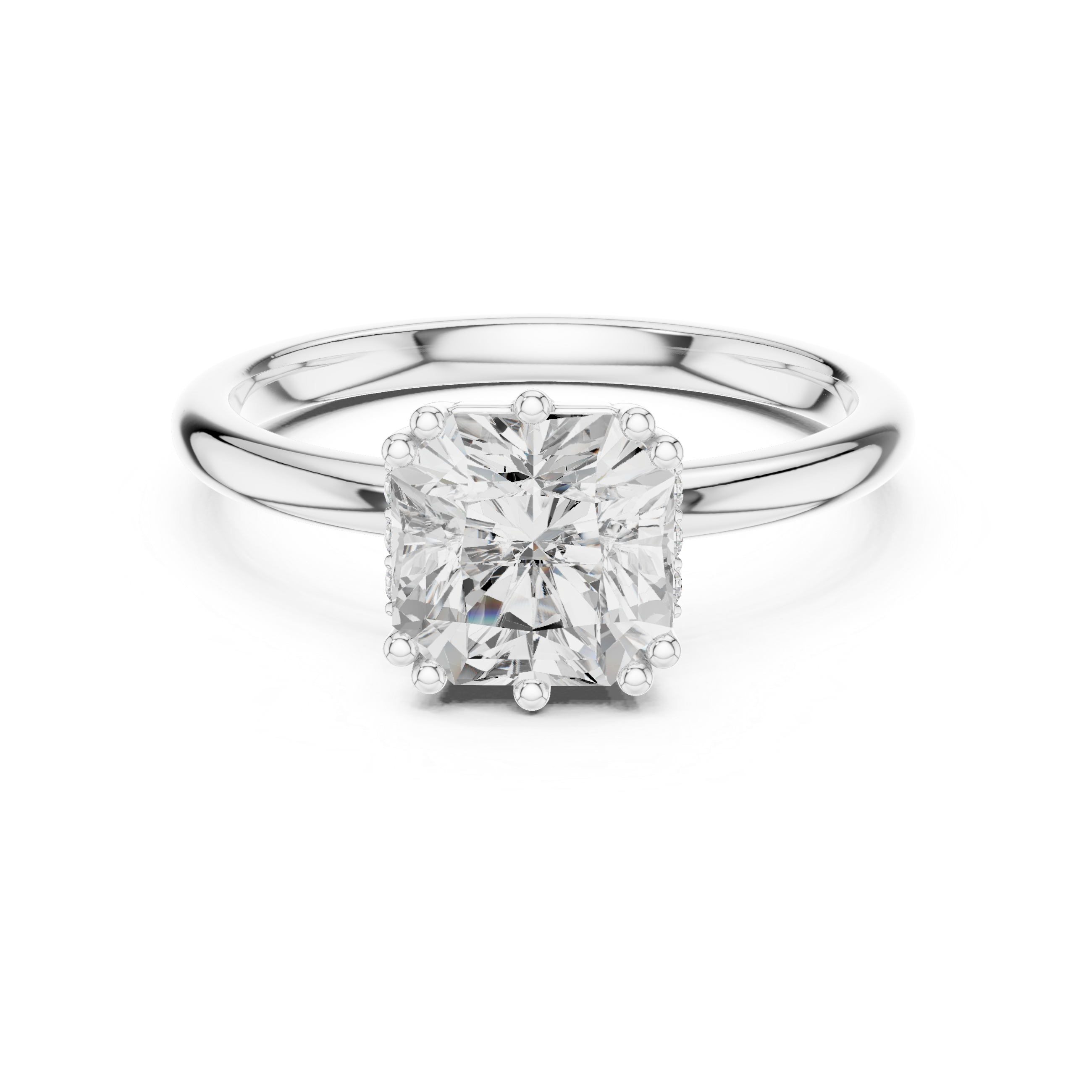Ivory Elegance Lab Grown Diamond Ring
