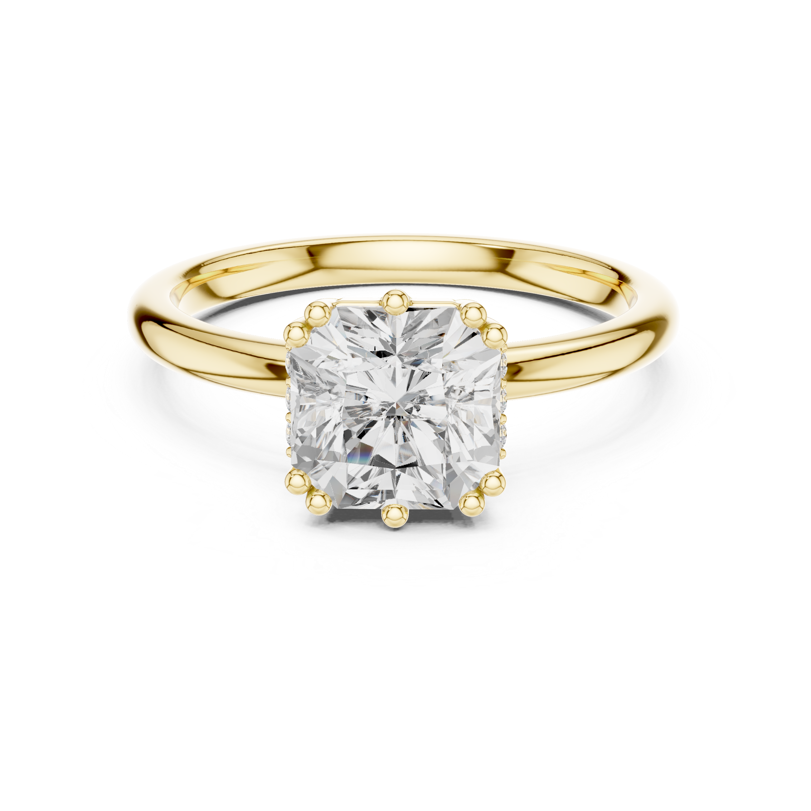 Ivory Elegance Lab Grown Diamond Ring