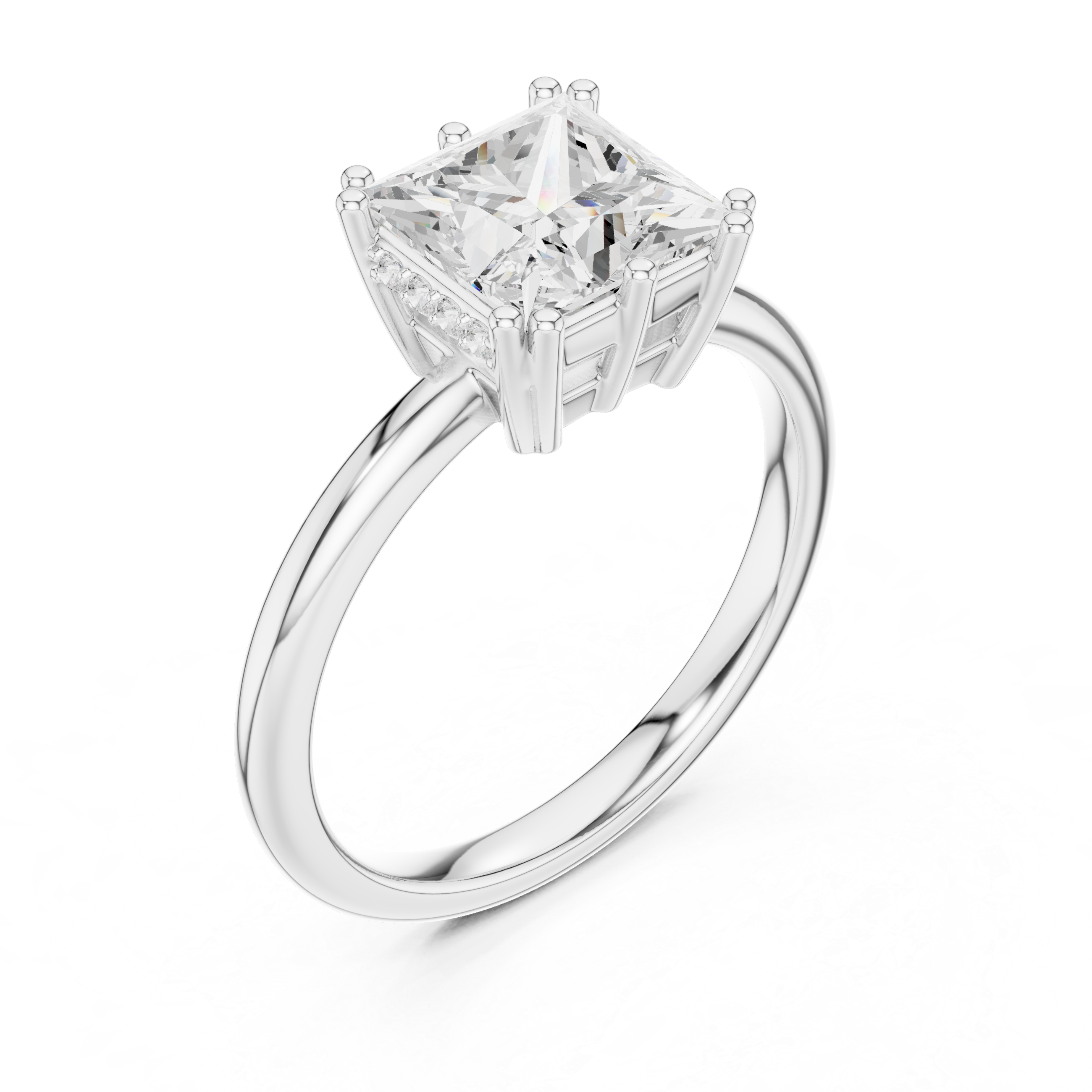 Crystal Treasure Lab Grown Diamond Ring