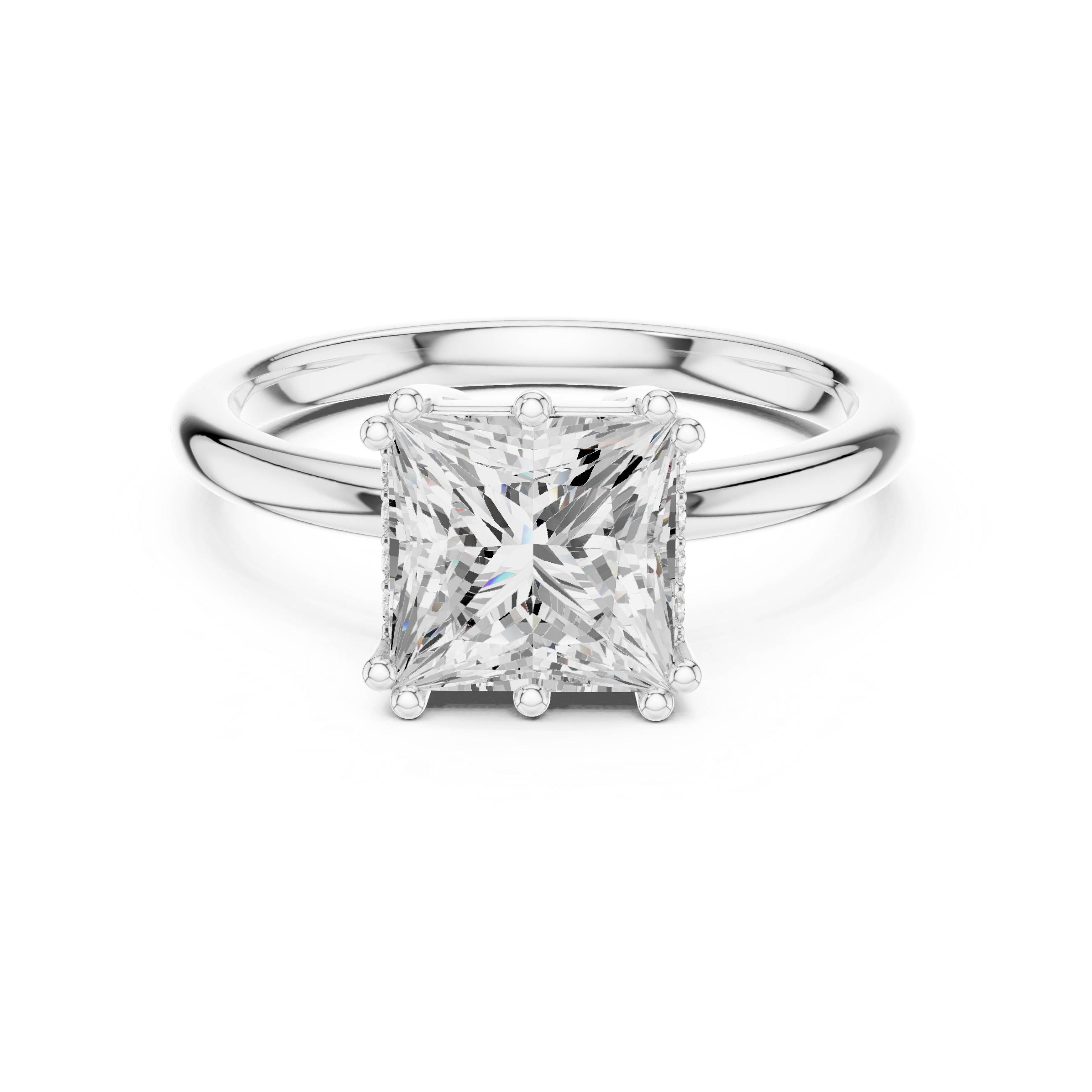 Crystal Treasure Lab Grown Diamond Ring