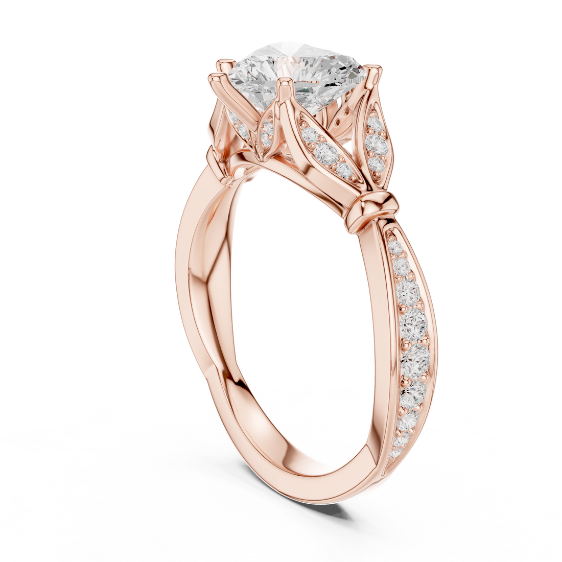 Golden Brilliance Lab Grown Diamond Ring