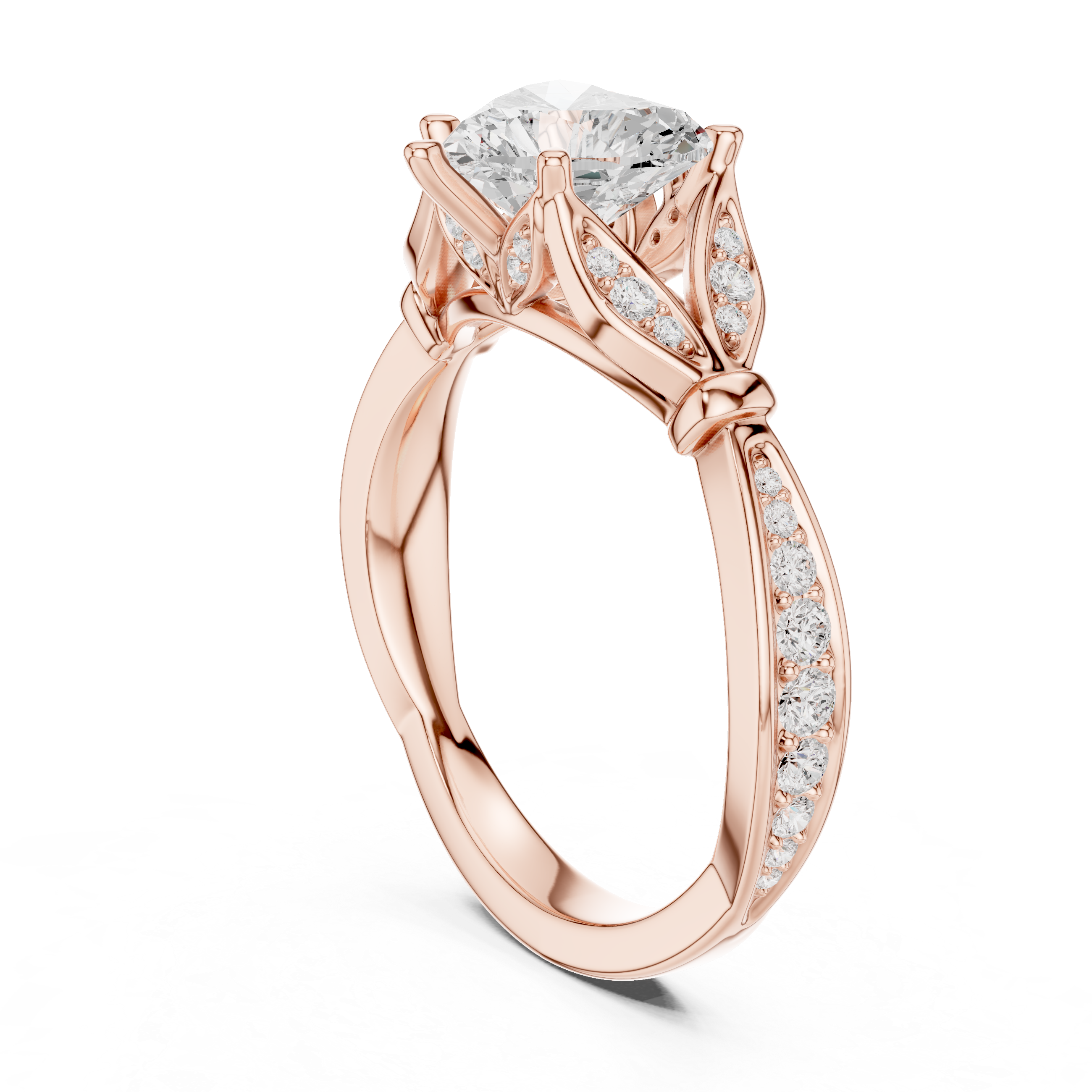 Golden Brilliance Lab Grown Diamond Ring