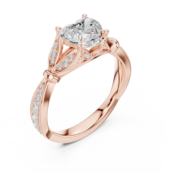 Golden Brilliance Lab Grown Diamond Ring