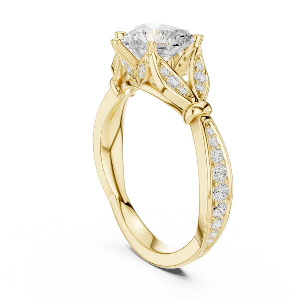 Golden Brilliance Lab Grown Diamond Ring