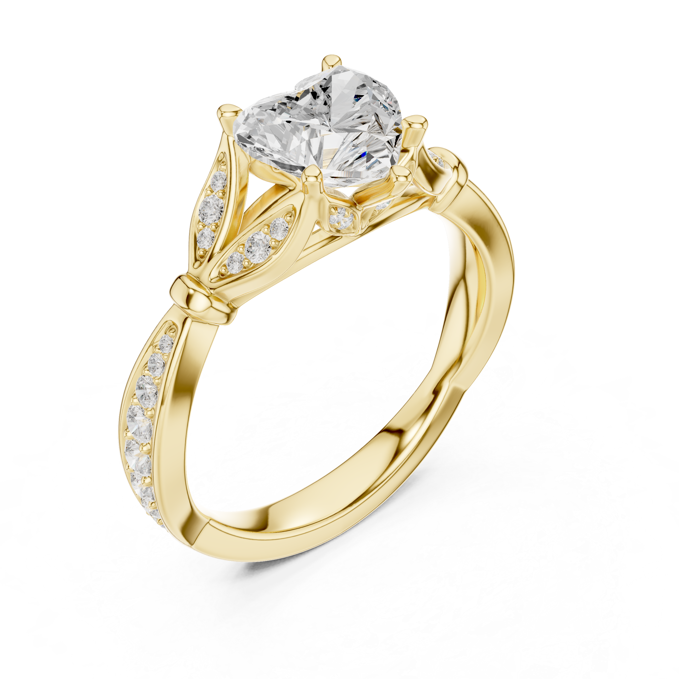 Golden Brilliance Lab Grown Diamond Ring