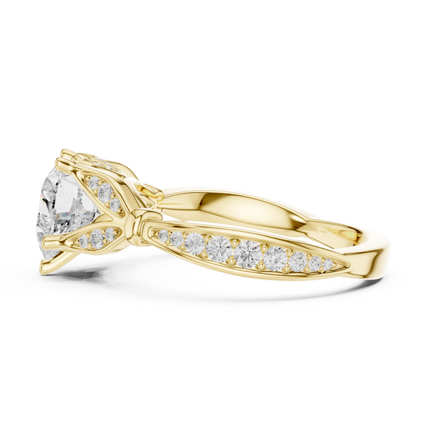 Golden Brilliance Lab Grown Diamond Ring
