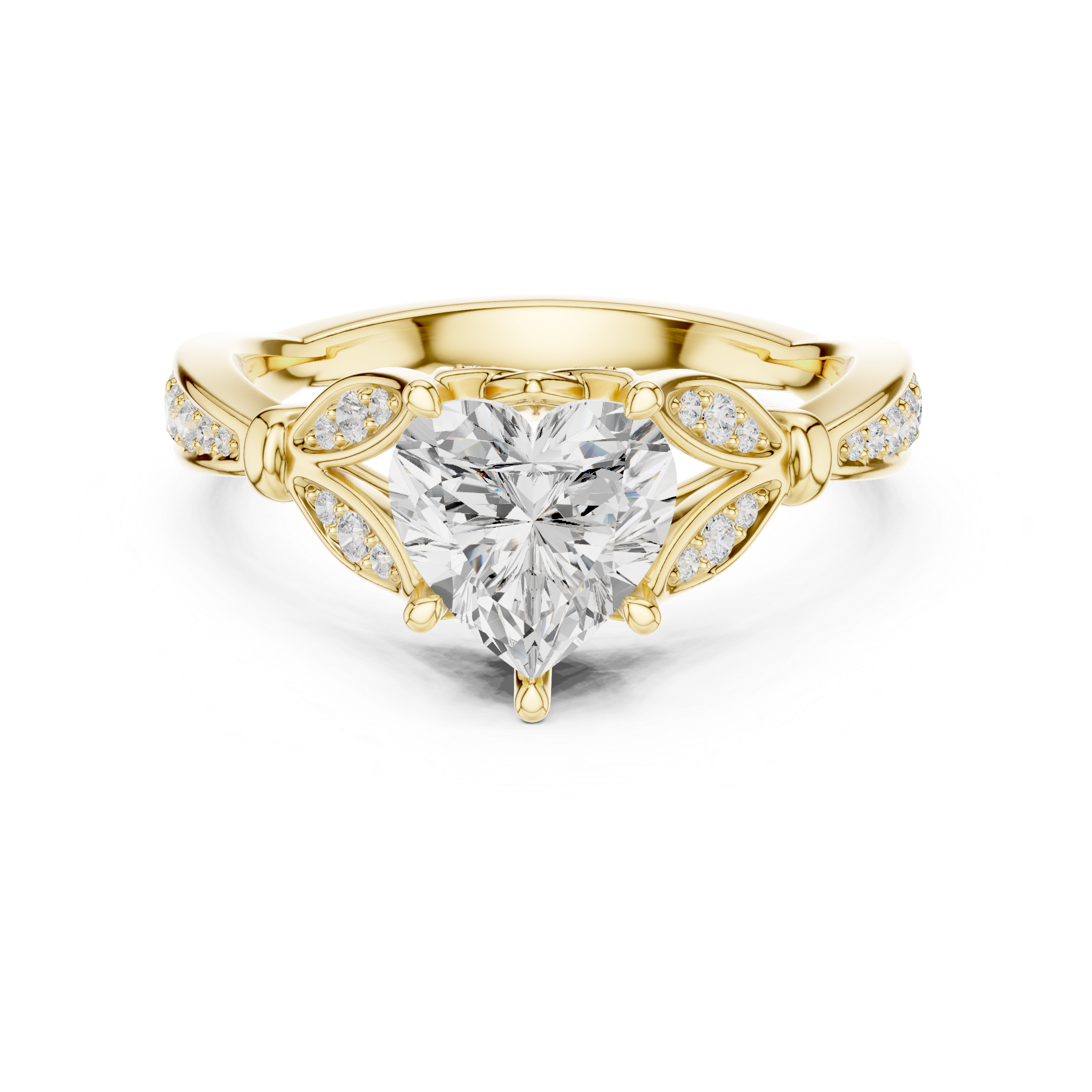 Golden Brilliance Lab Grown Diamond Ring
