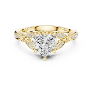 Golden Brilliance Lab Grown Diamond Ring
