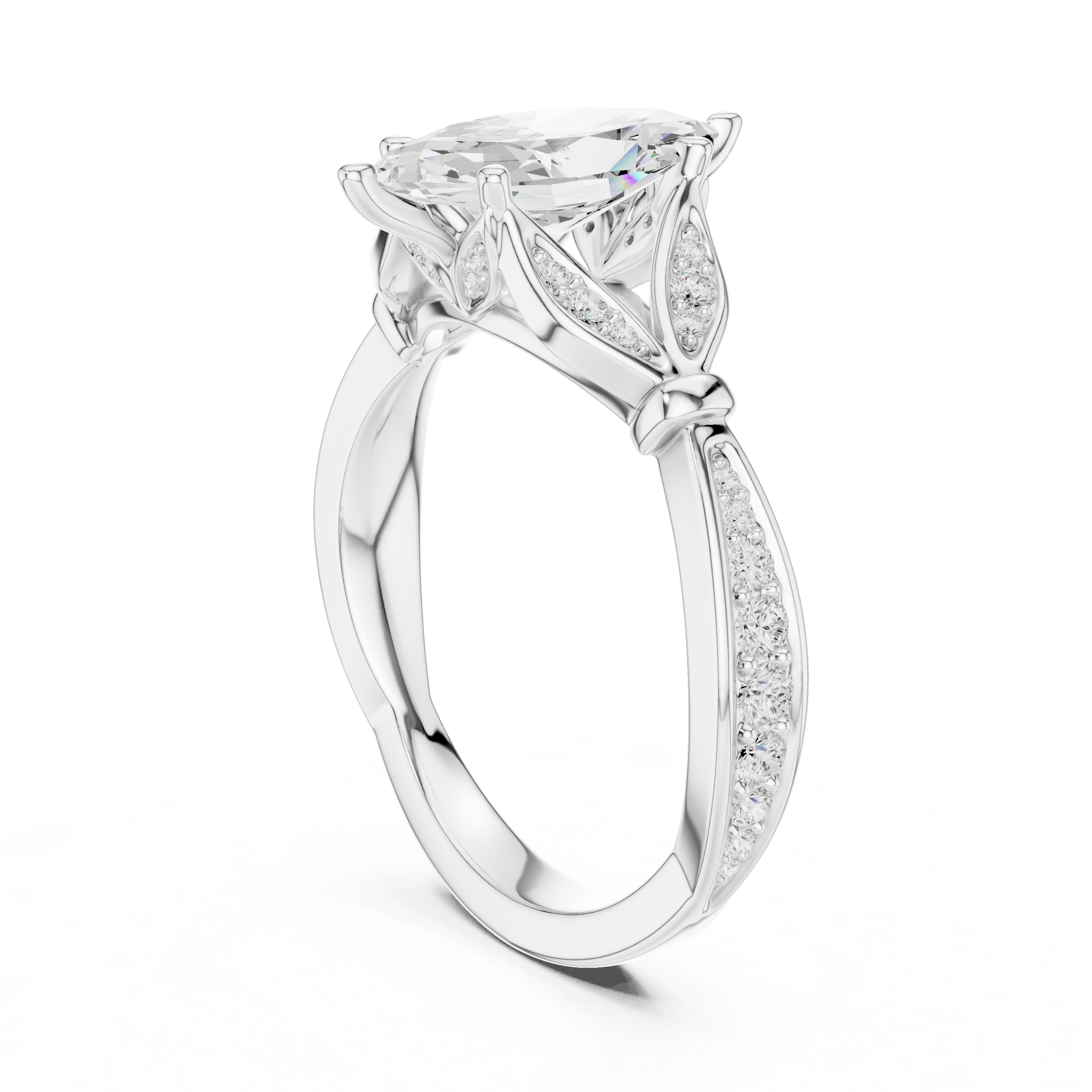 Serene Spark Lab Grown Diamond Ring