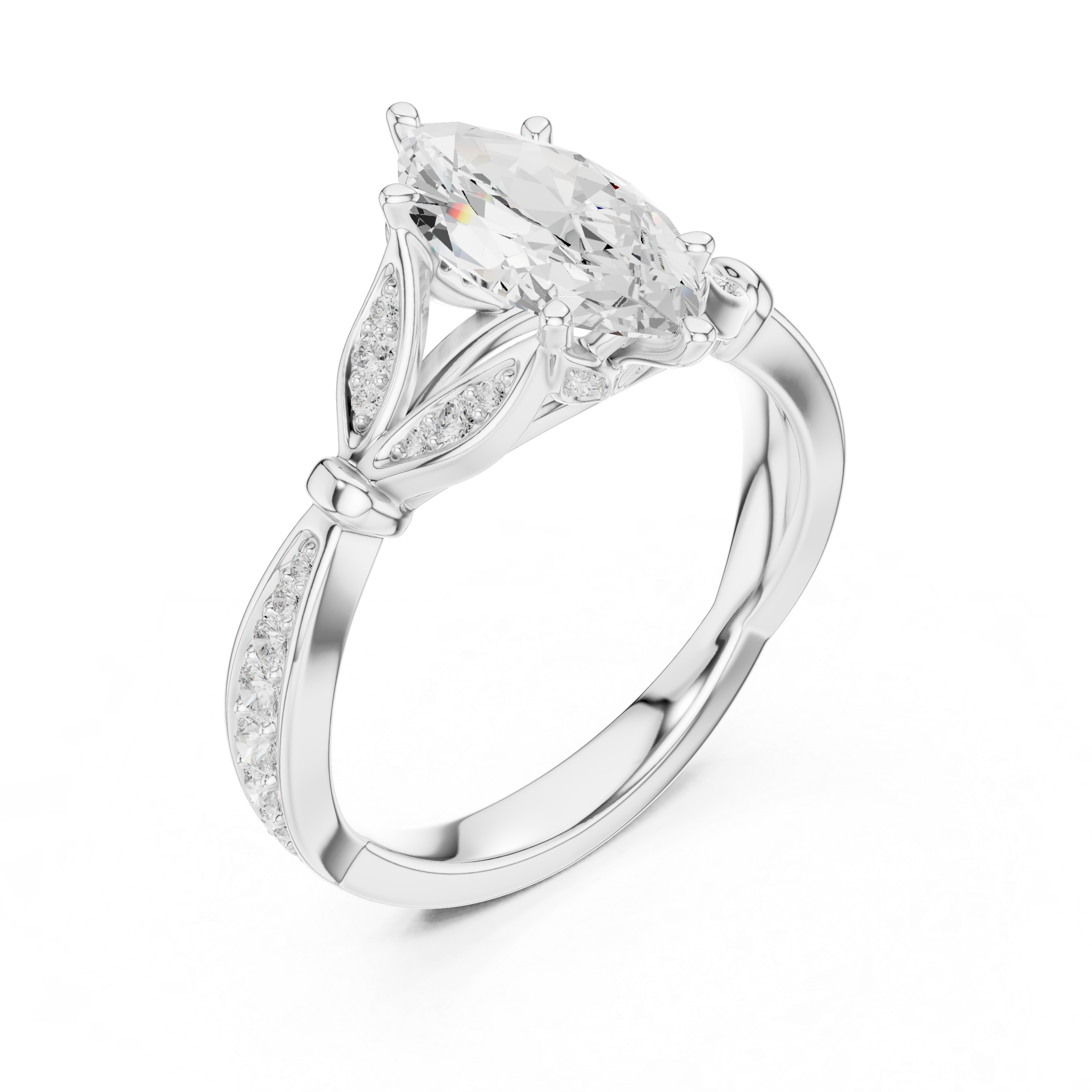 Serene Spark Lab Grown Diamond Ring