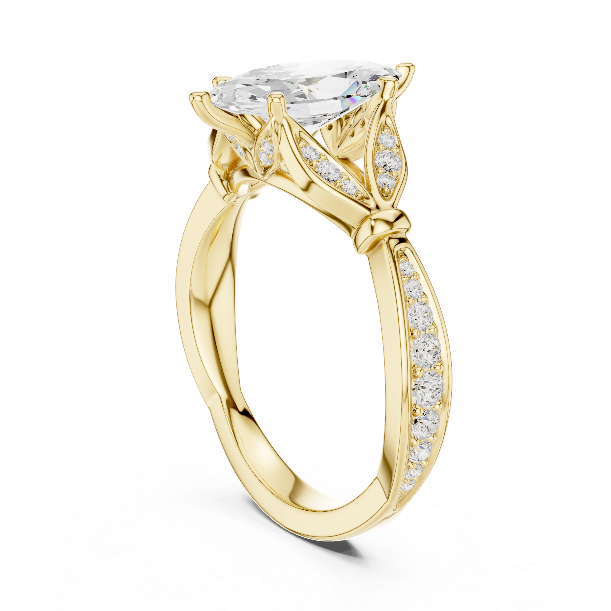 Serene Spark Lab Grown Diamond Ring