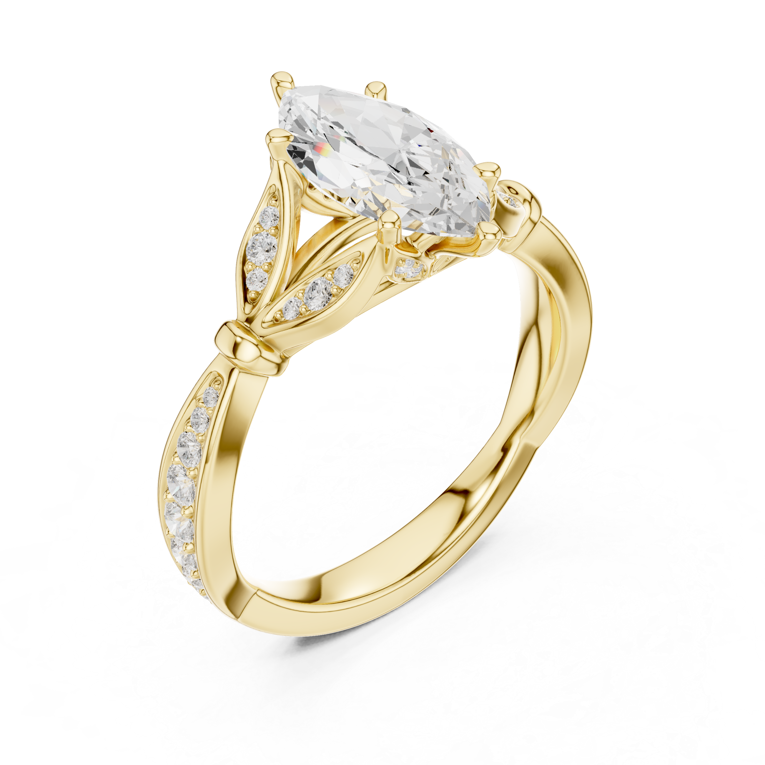 Serene Spark Lab Grown Diamond Ring