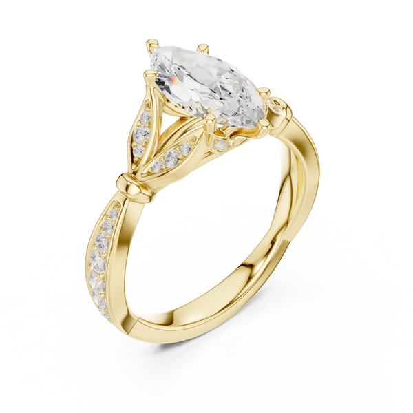 Serene Spark Lab Grown Diamond Ring