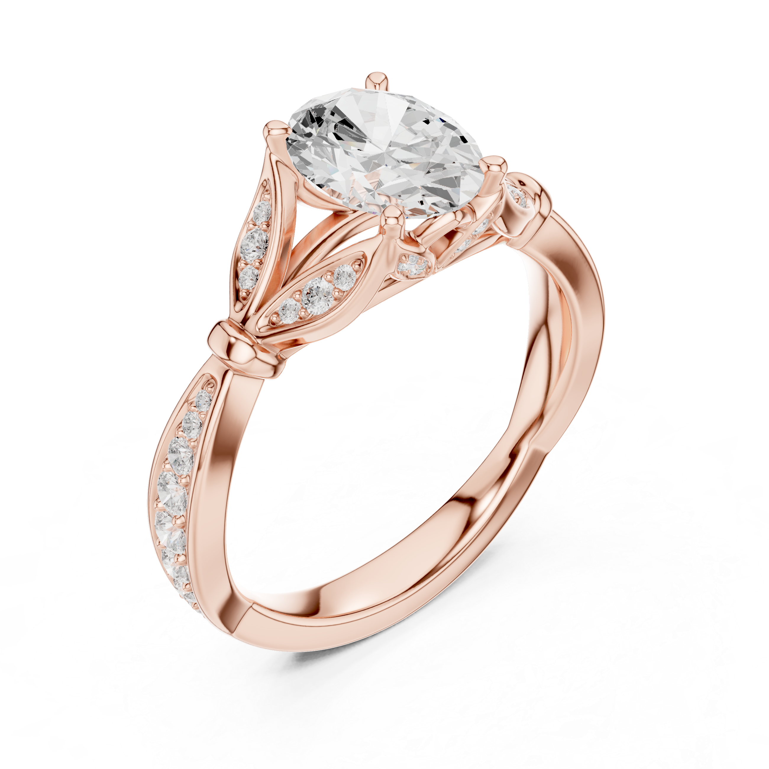 Aurora Glow Lab Grown Diamond Ring