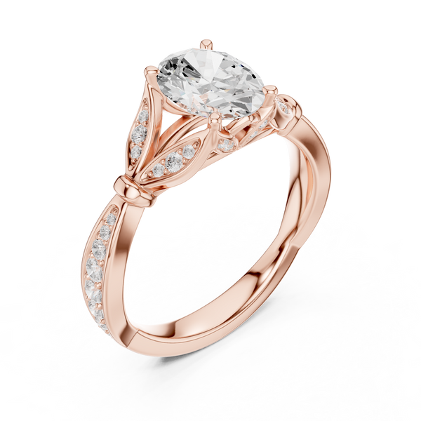 Aurora Glow Lab Grown Diamond Ring