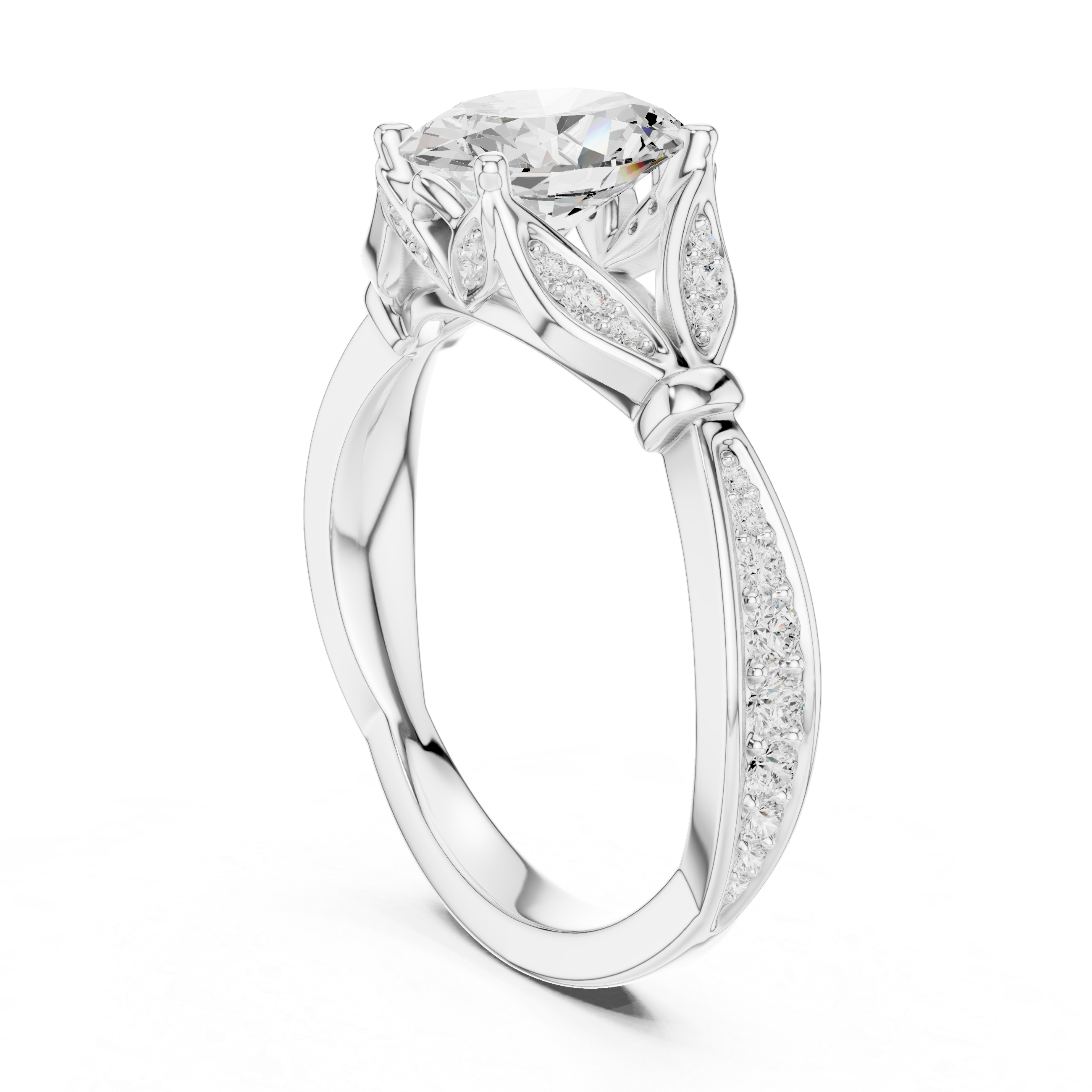 Aurora Glow Lab Grown Diamond Ring