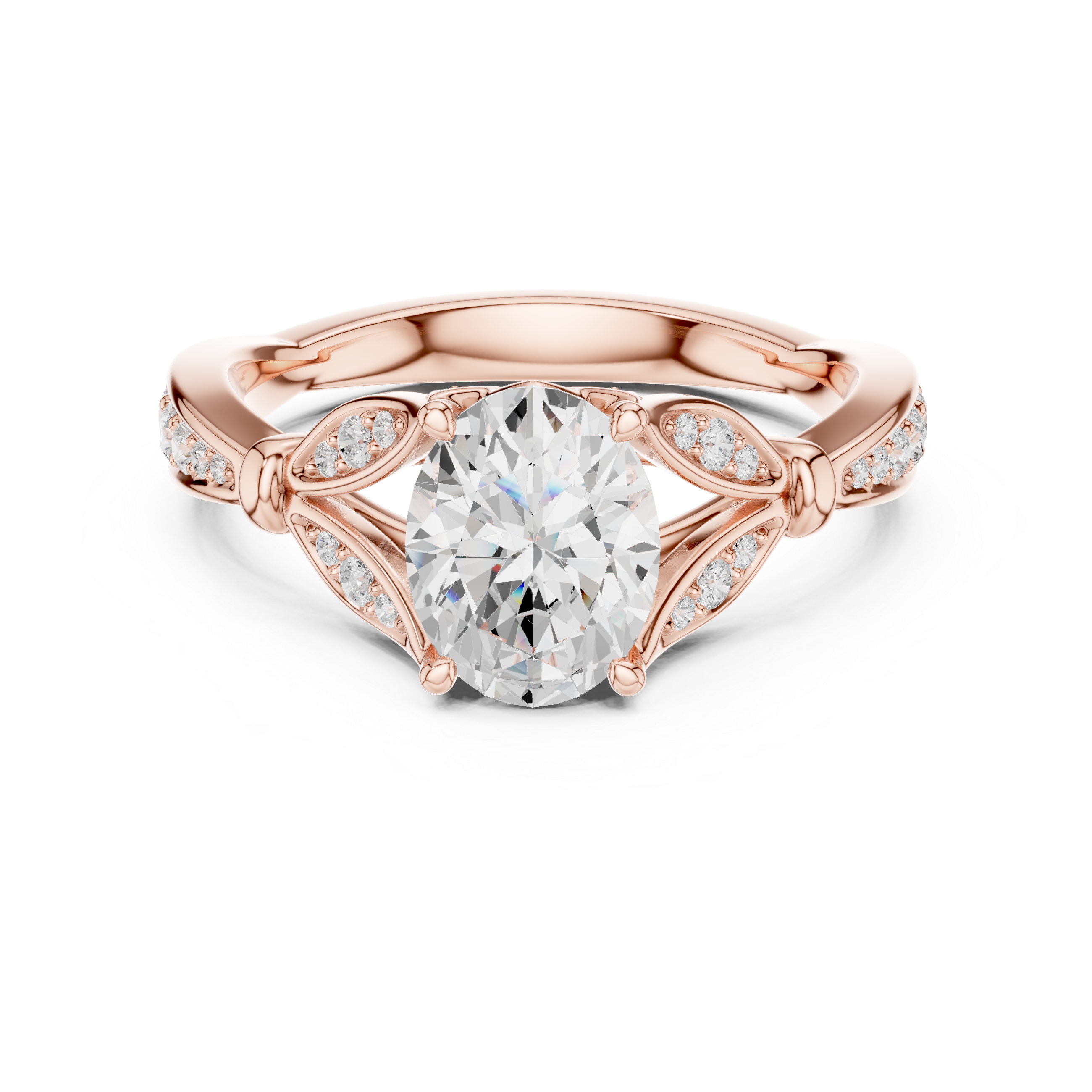 Aurora Glow Lab Grown Diamond Ring