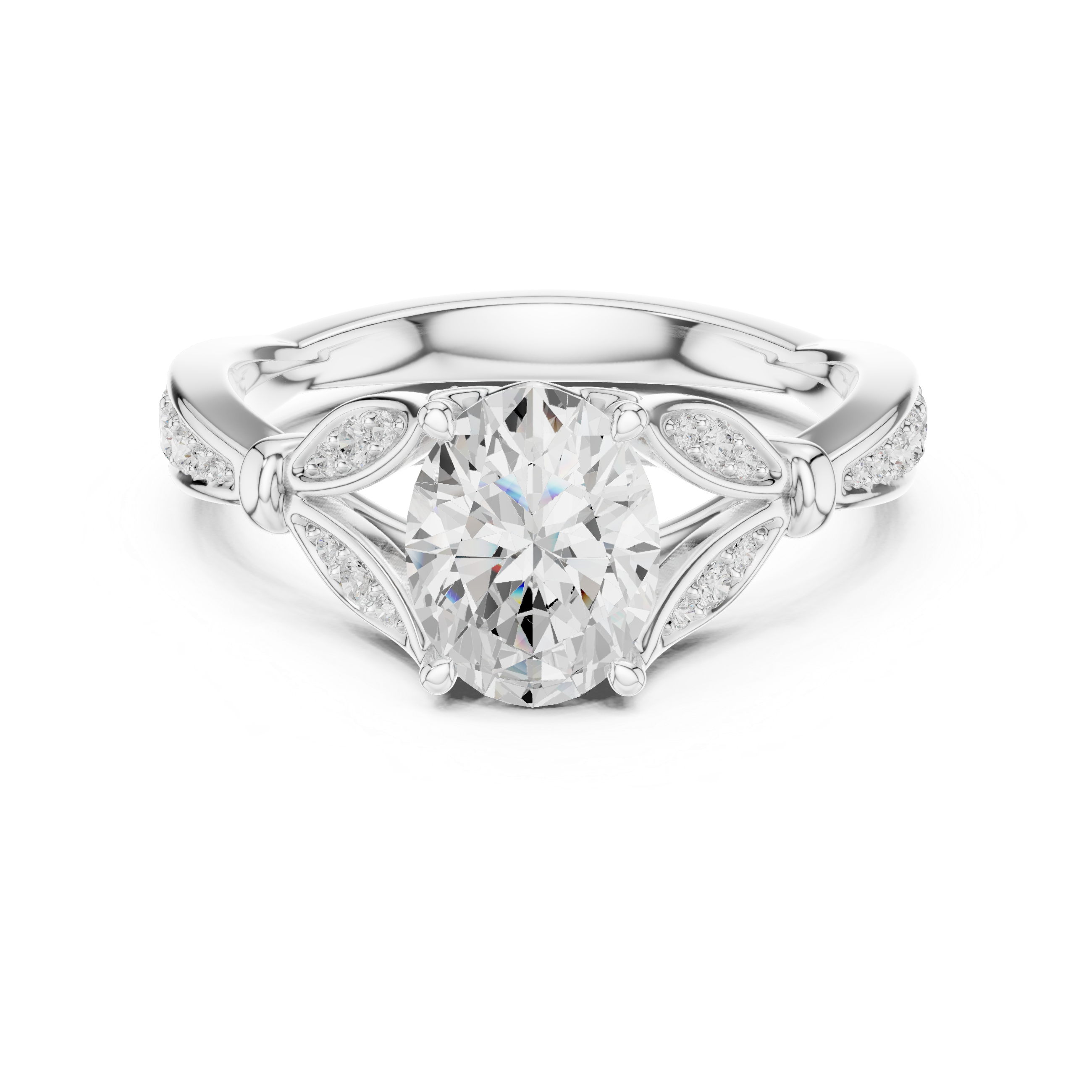 Aurora Glow Lab Grown Diamond Ring