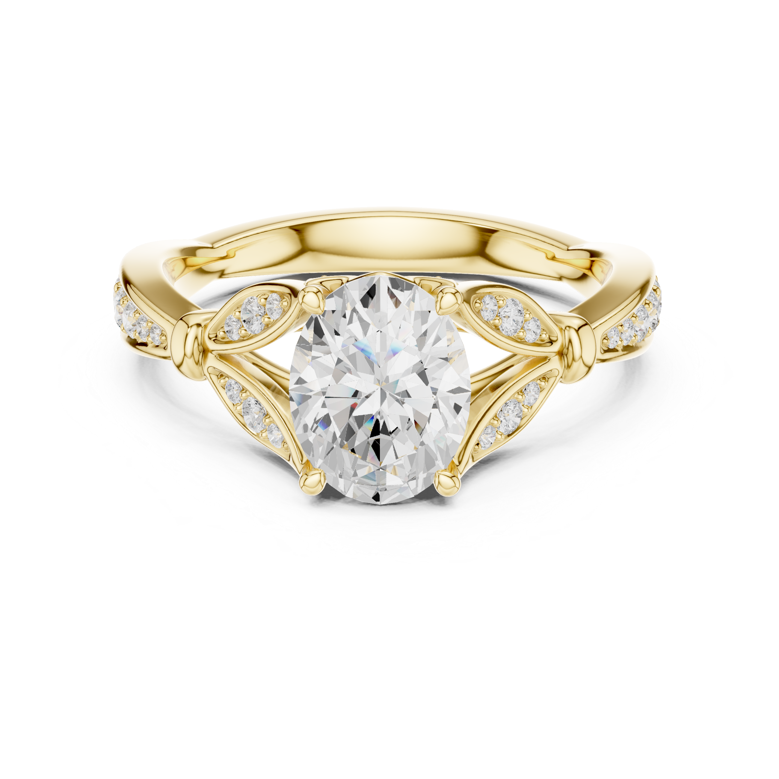 Aurora Glow Lab Grown Diamond Ring