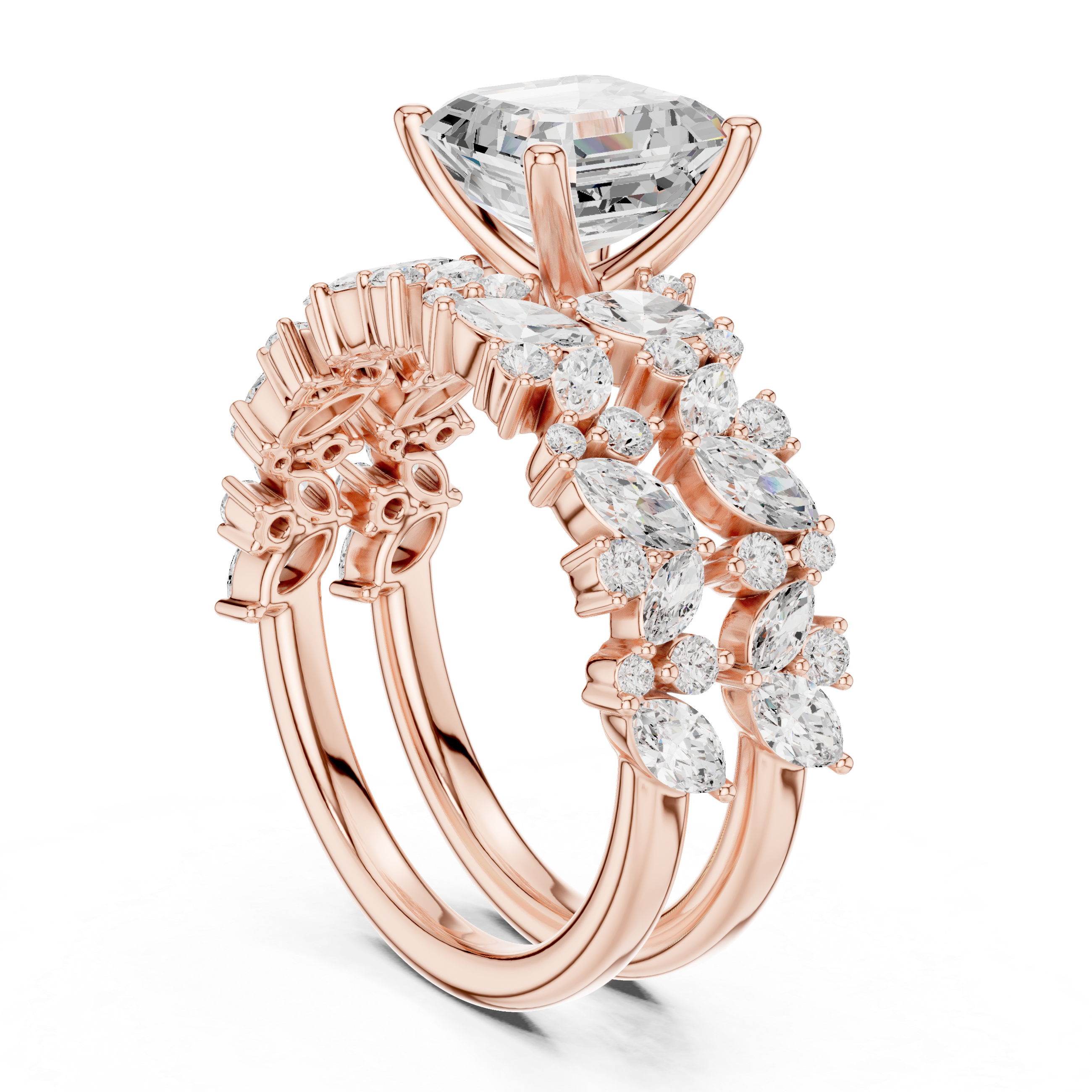 Mystic Charm Lab Grown Diamond Ring