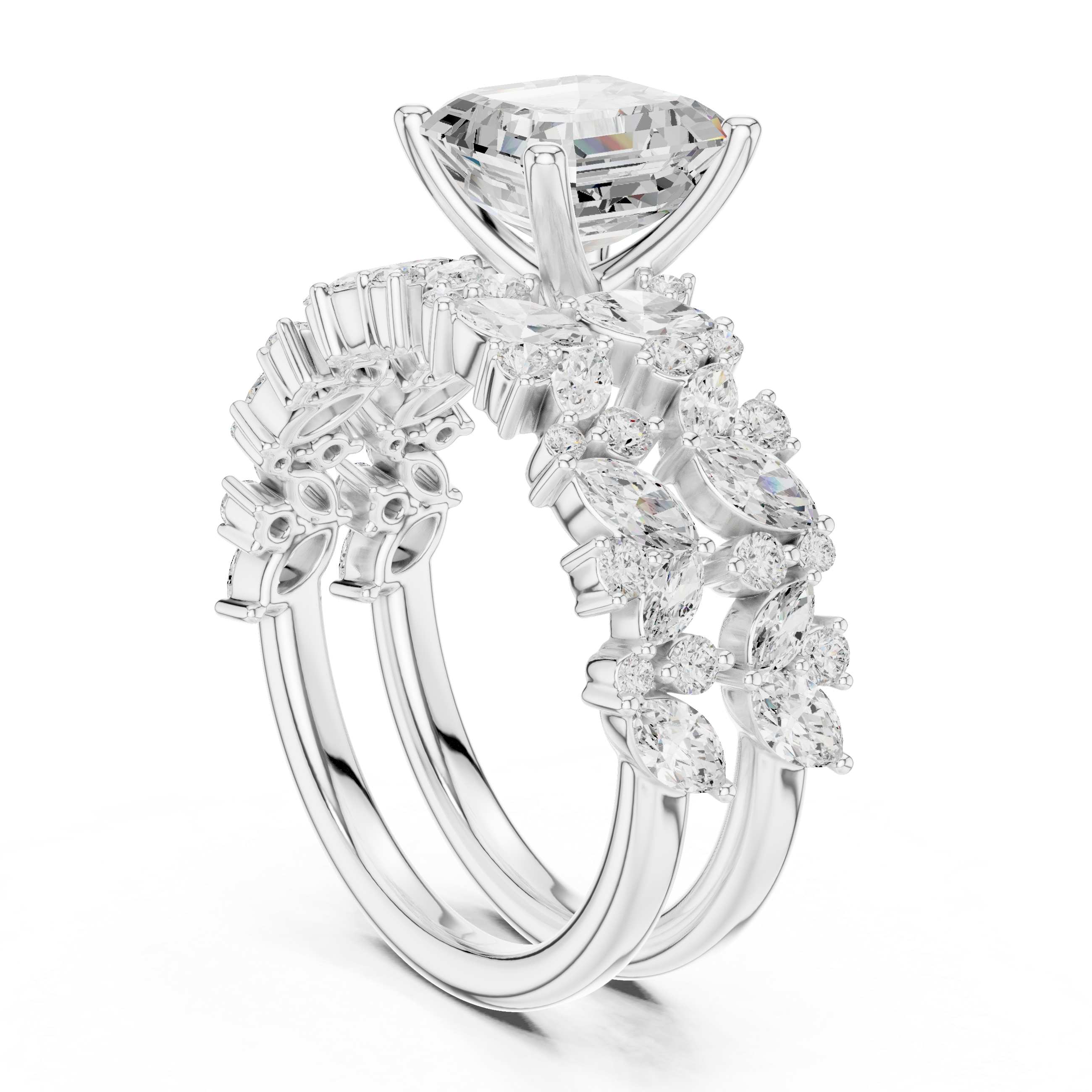 Mystic Charm Lab Grown Diamond Ring