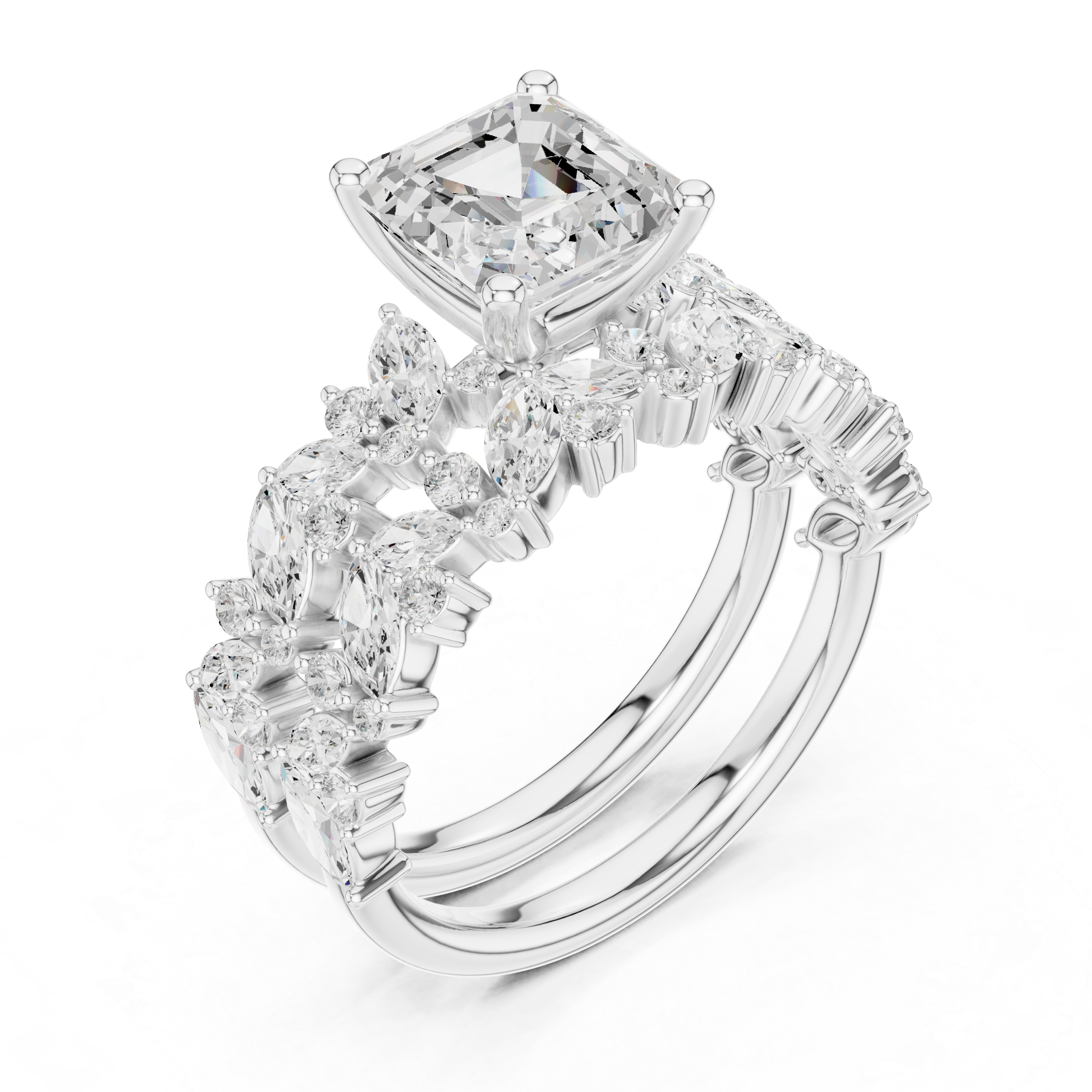 Mystic Charm Lab Grown Diamond Ring