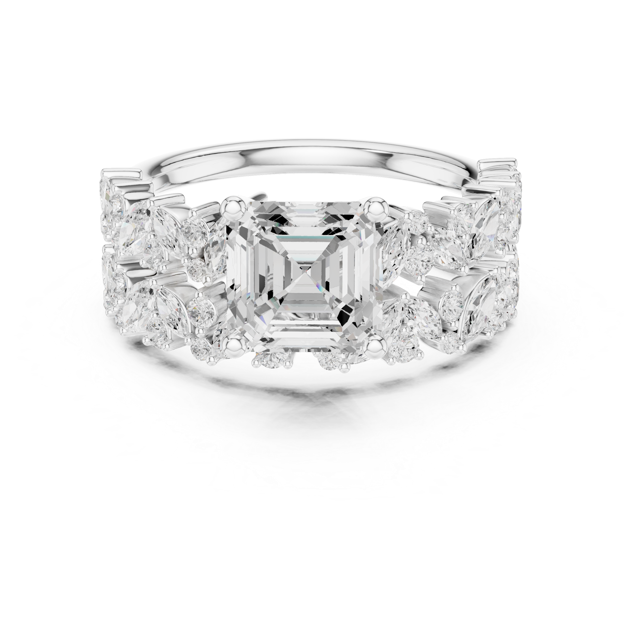 Mystic Charm Lab Grown Diamond Ring