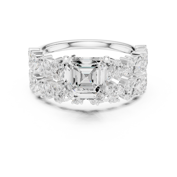 Mystic Charm Lab Grown Diamond Ring