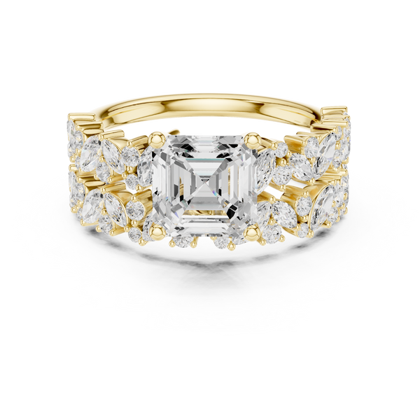 Mystic Charm Lab Grown Diamond Ring