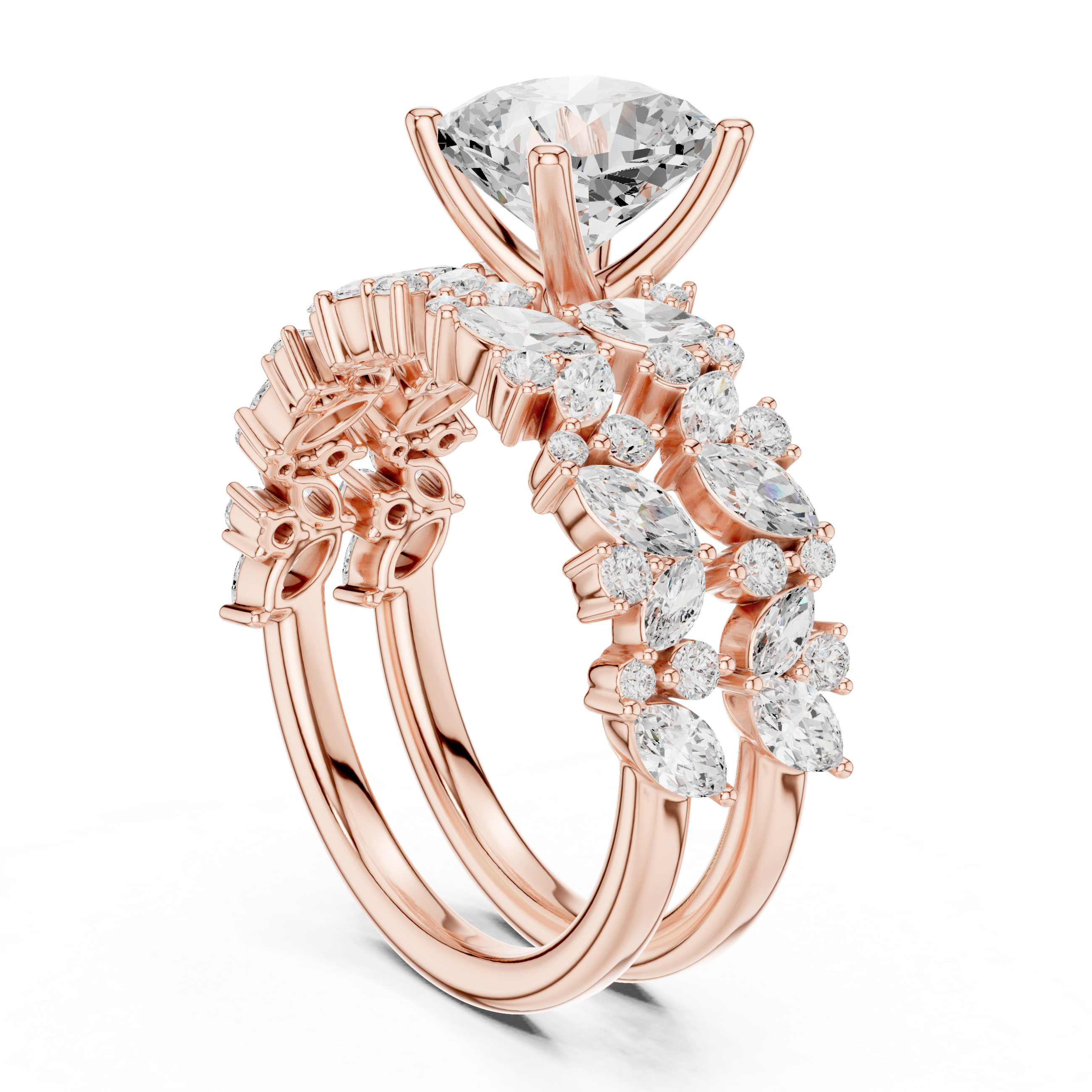 Floral Grace Lab Grown Diamond Ring