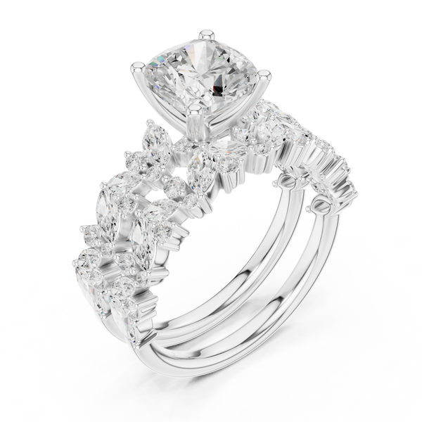 Floral Grace Lab Grown Diamond Ring