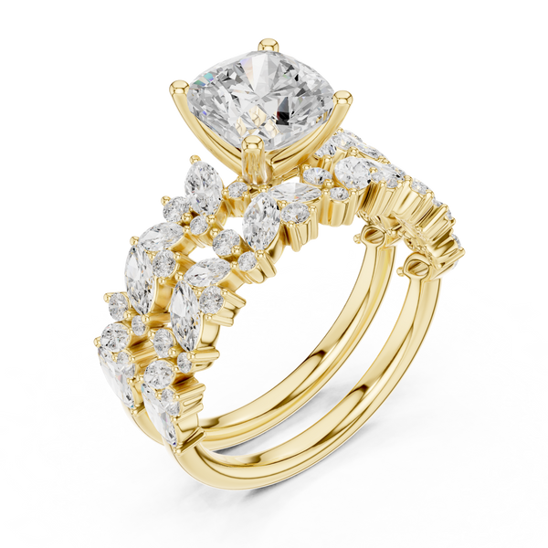Floral Grace Lab Grown Diamond Ring