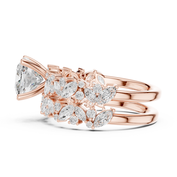 Floral Grace Lab Grown Diamond Ring