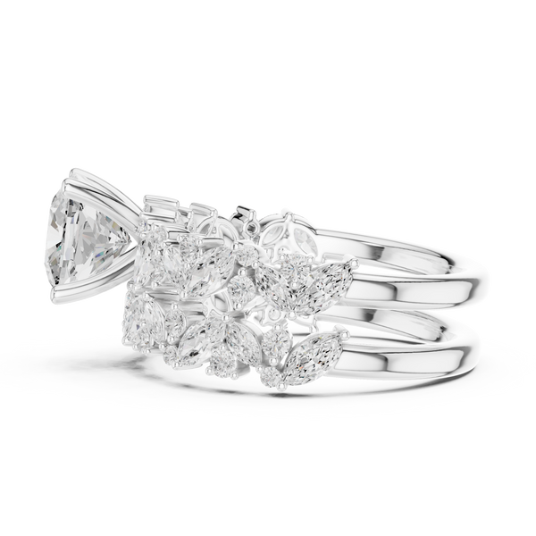 Floral Grace Lab Grown Diamond Ring