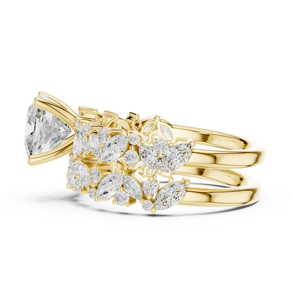 Floral Grace Lab Grown Diamond Ring
