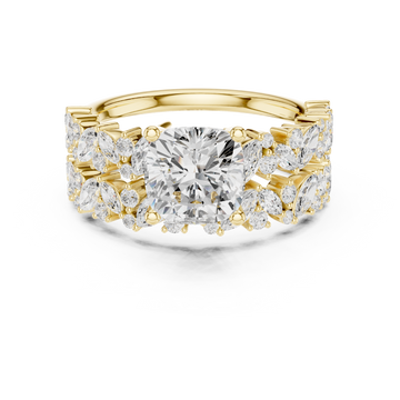 Floral Grace Lab Grown Diamond Ring