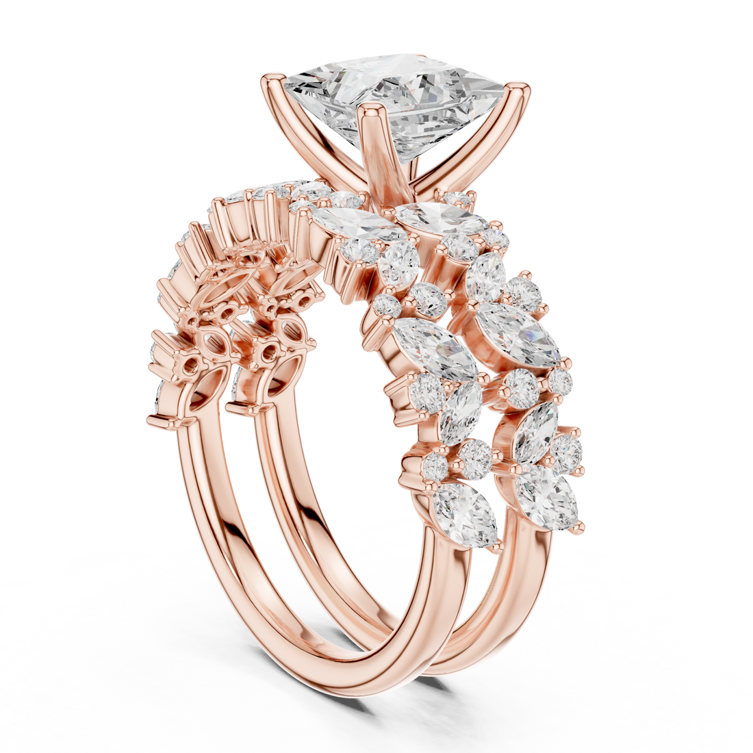 Dazzling Bloom Lab Grown Diamond Ring