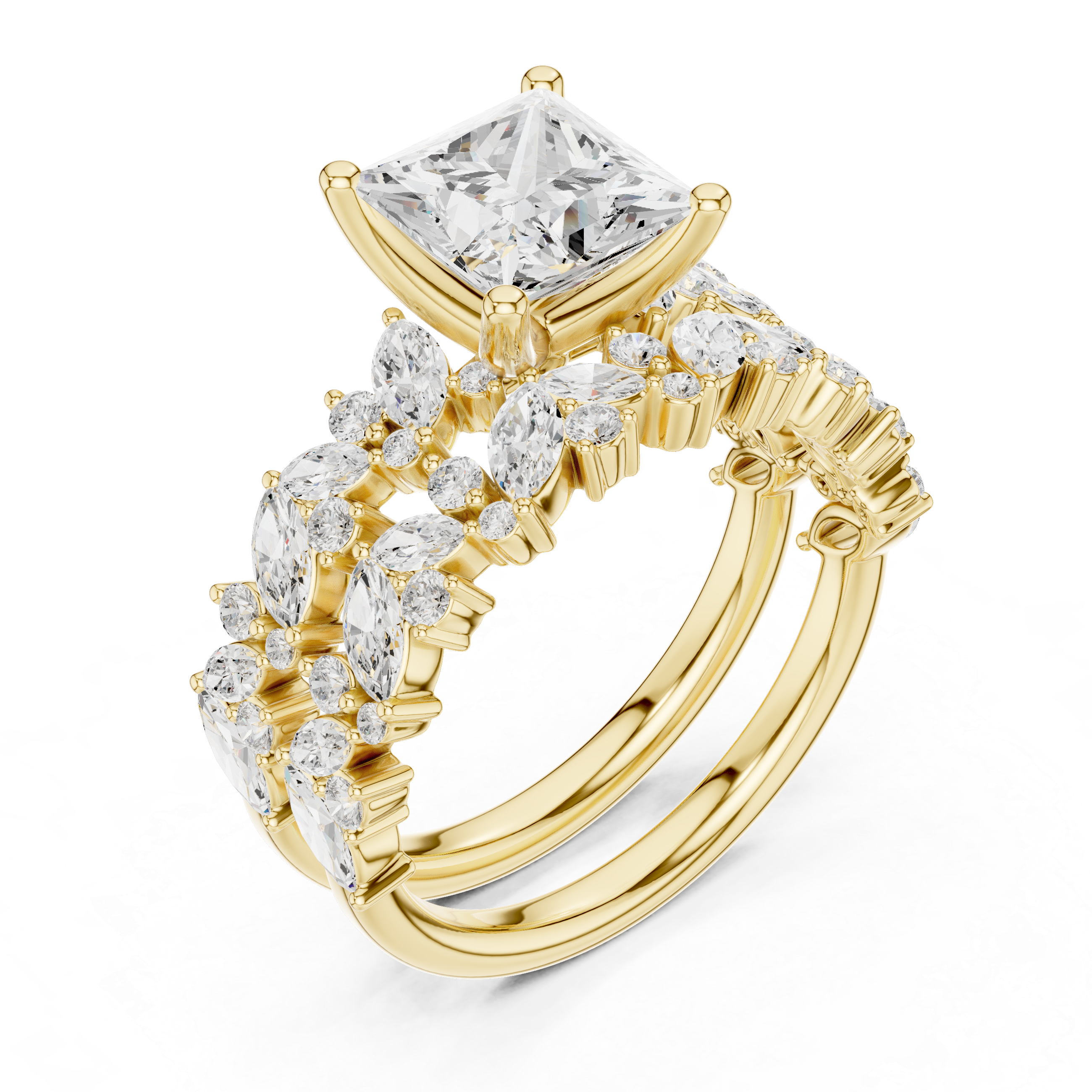 Dazzling Bloom Lab Grown Diamond Ring