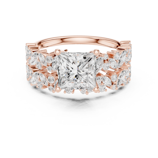 Dazzling Bloom Lab Grown Diamond Ring