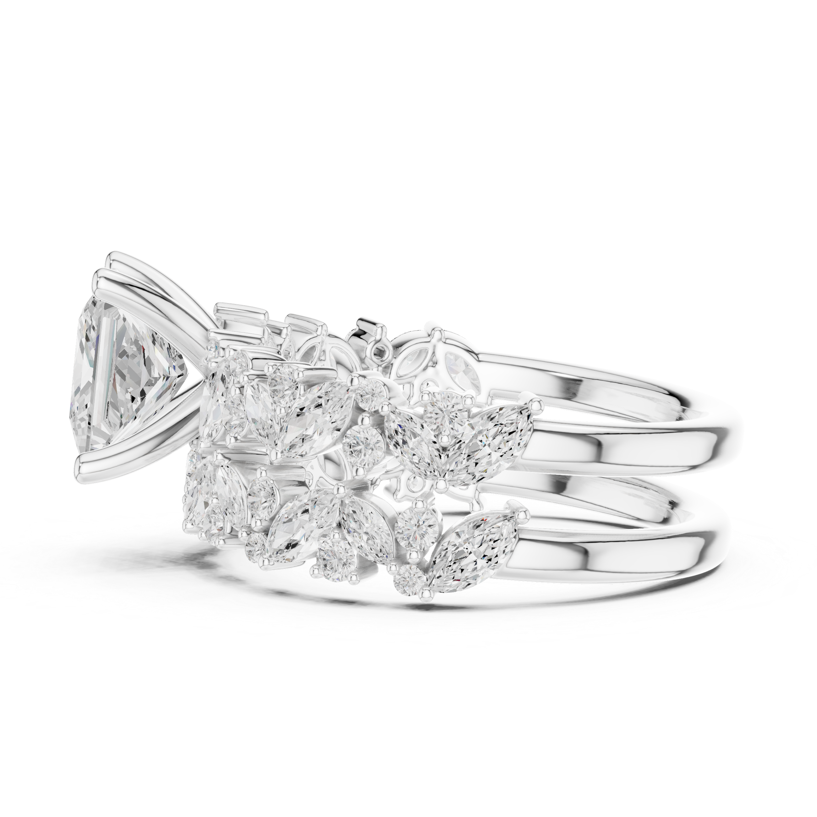 Dazzling Bloom Lab Grown Diamond Ring