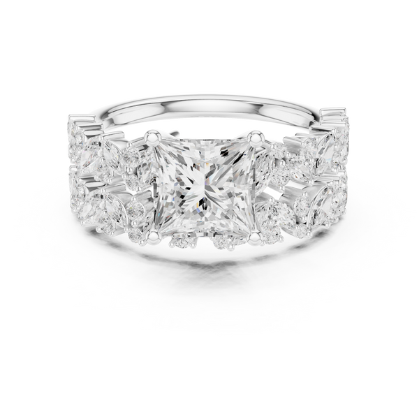 Dazzling Bloom Lab Grown Diamond Ring