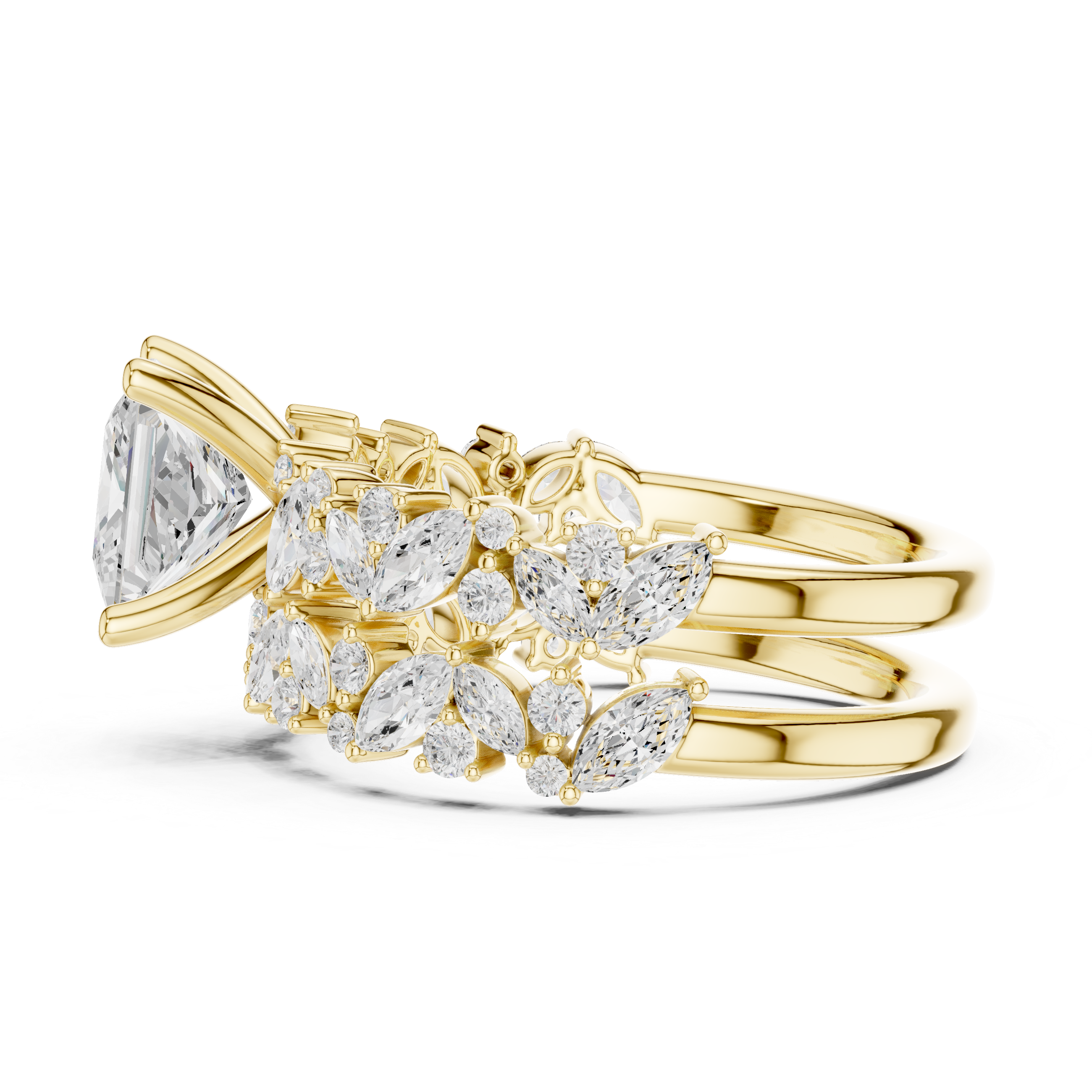 Dazzling Bloom Lab Grown Diamond Ring