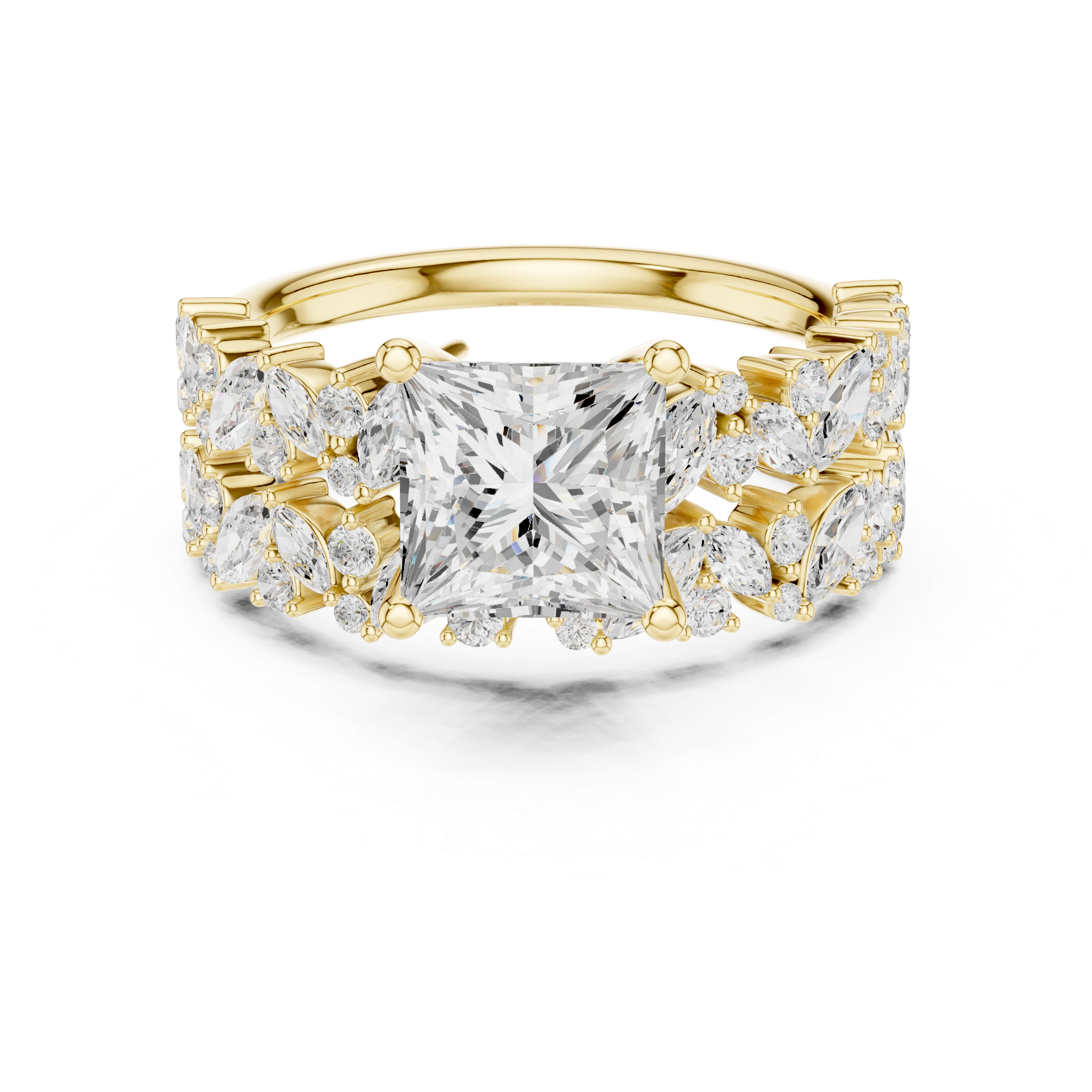 Dazzling Bloom Lab Grown Diamond Ring