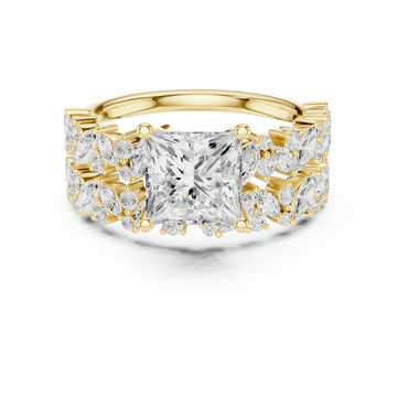 Dazzling Bloom Lab Grown Diamond Ring