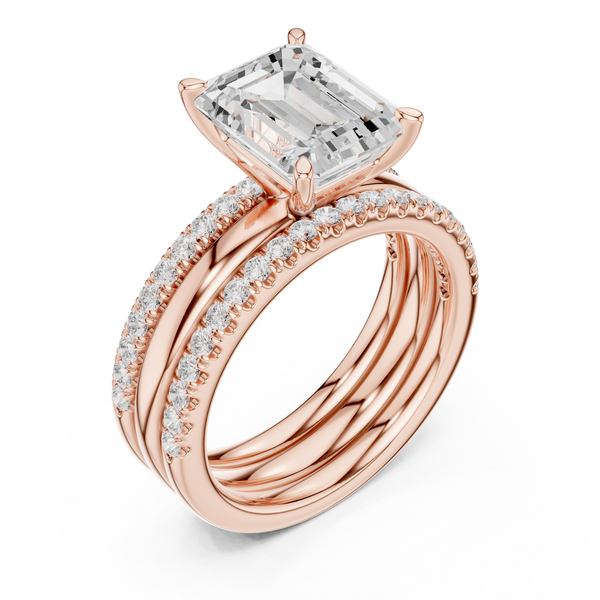 Golden Serenity Lab Grown Diamond Ring