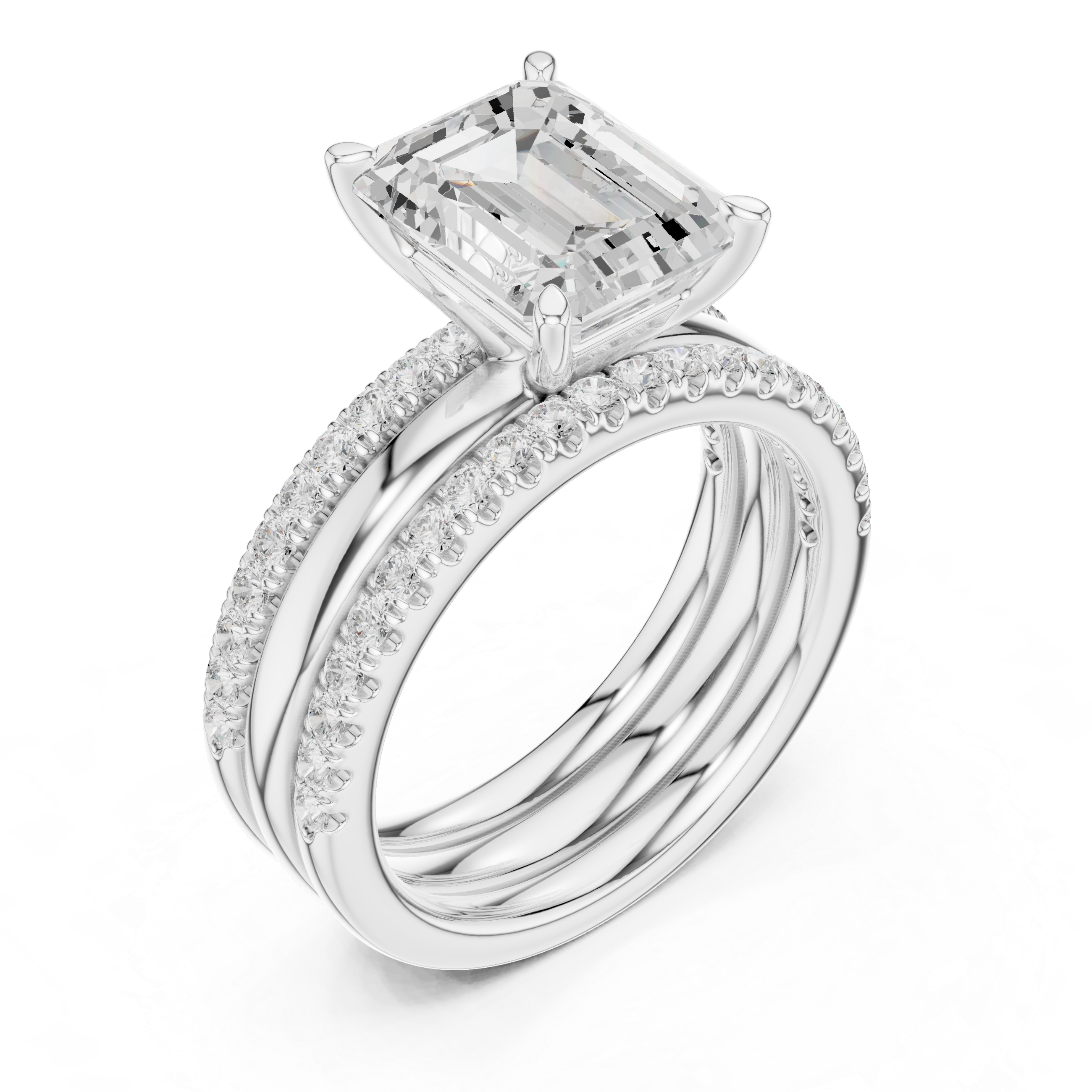 Golden Serenity Lab Grown Diamond Ring